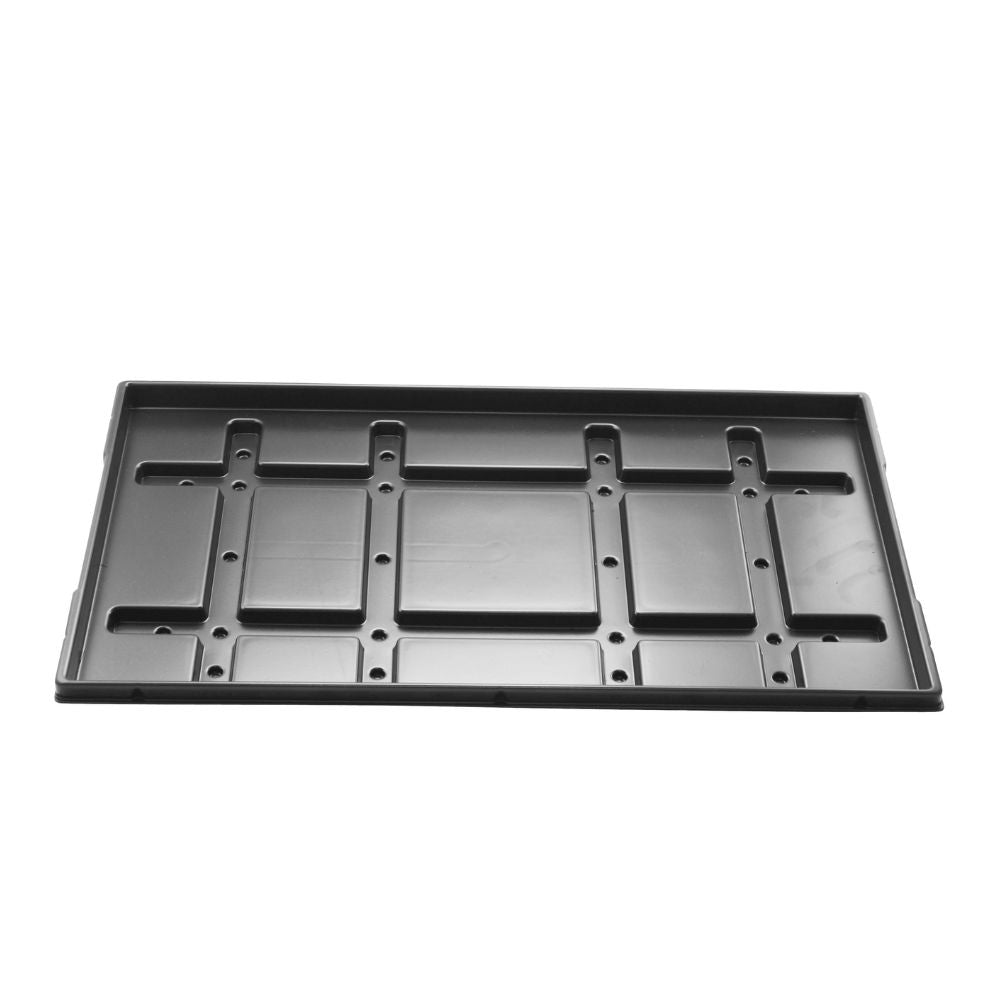 QuickPot Untersetzer für Anzuchtplatten Standardmaß 33,5 x 51,5 cm aus recyceltem Kunststoff, robust und langlebig